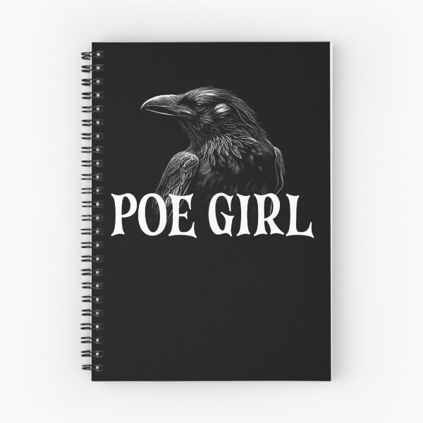 Item preview, Poe Girl Raven Edgar Allan Poe Funny Edgar Alan Poe Girl Gear designed and sold by DynamicDesign.