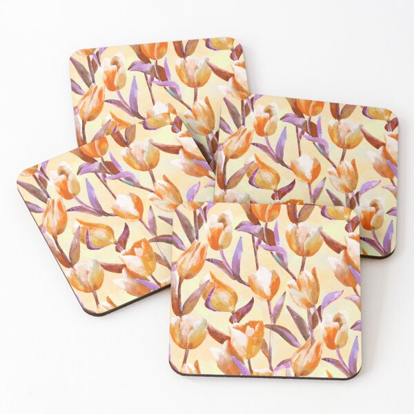 Item preview, Copy of Tulips spring orange designed and sold by Alessandro Remo Mazzoni Remotextiles.