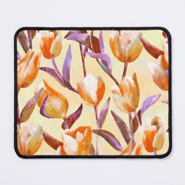 Item preview, Copy of Tulips spring orange designed and sold by Alessandro Remo Mazzoni Remotextiles.