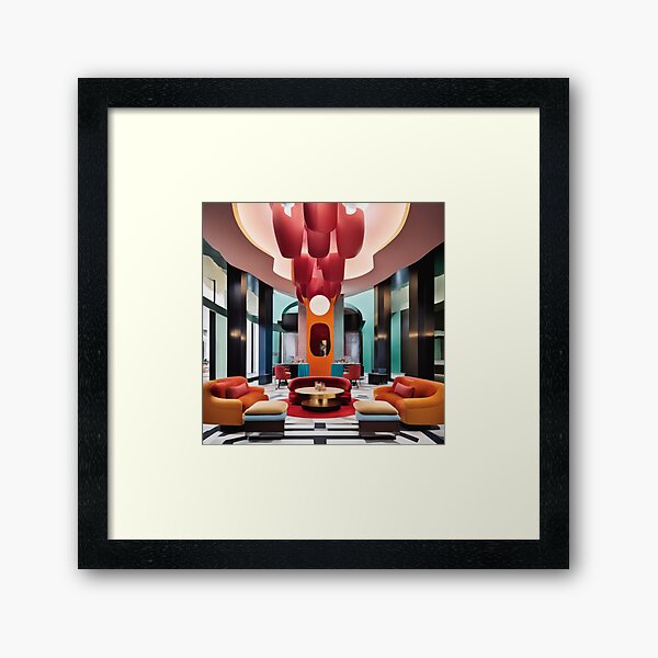 Artikel-Vorschau von Hotellobby red bubble, designt und verkauft von gastrodesign.