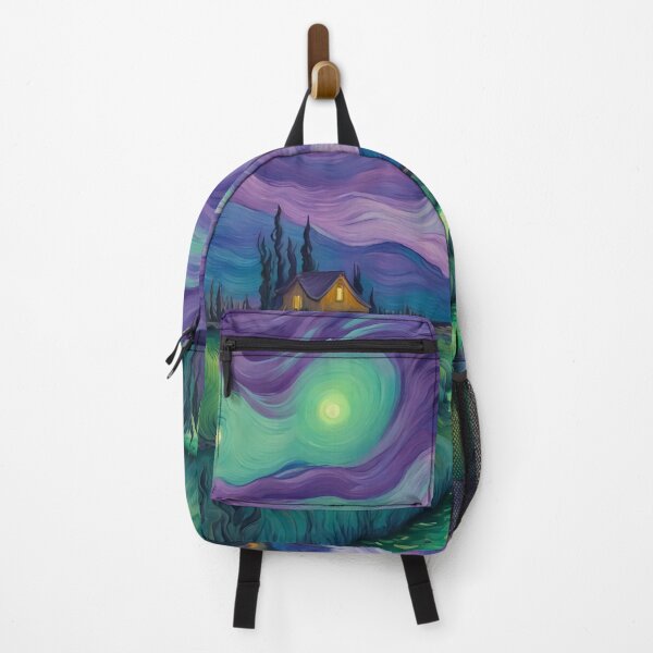 Item preview, Northern Lights in Van Gogh Style designed and sold by MadamEnne.