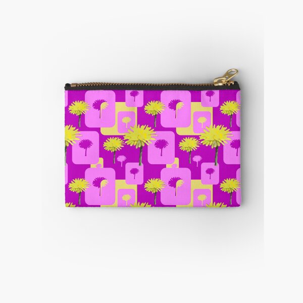 Item preview, Mod Dandelions with Pink on Magenta Repeat 5748 designed and sold by Art in My Loft.