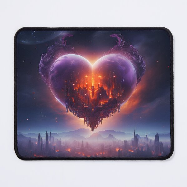 Item preview, Heart in space designed and sold by AI-Only Creations.