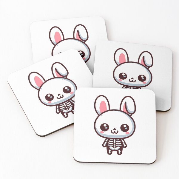 Item preview, Cute skeleton with bunny ears designed and sold by Wxjtecki.