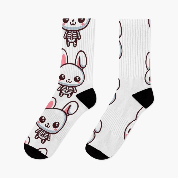 Item preview, Cute skeleton with bunny ears designed and sold by Wxjtecki.