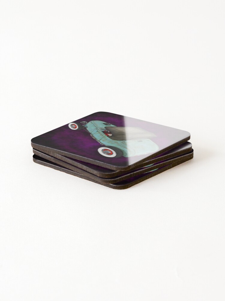 Thumbnail 4 of 5, Coasters (Set of 4), Rat Rod designed and sold by Ronsycrafts.