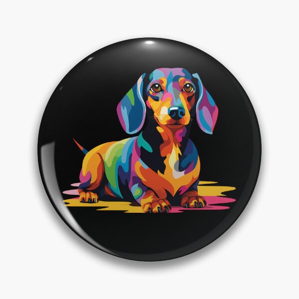 Item preview, Colorful Pop Art Dachshund designed and sold by Ripper19.