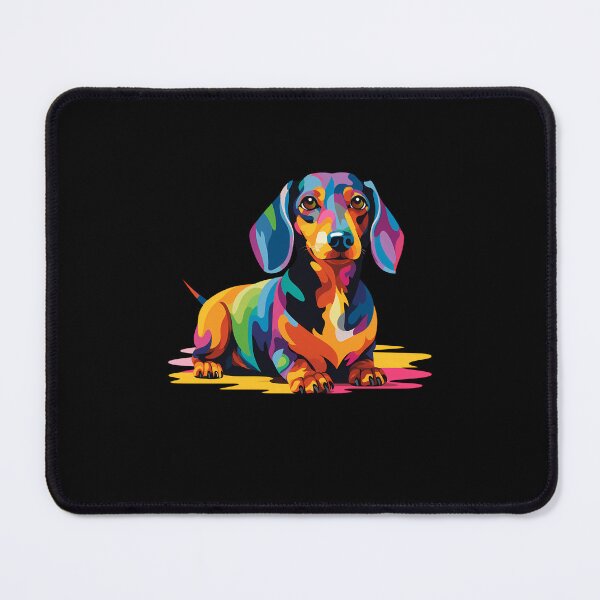 Artikel-Vorschau von Colorful Pop Art Dachshund, designt und verkauft von Ripper19.