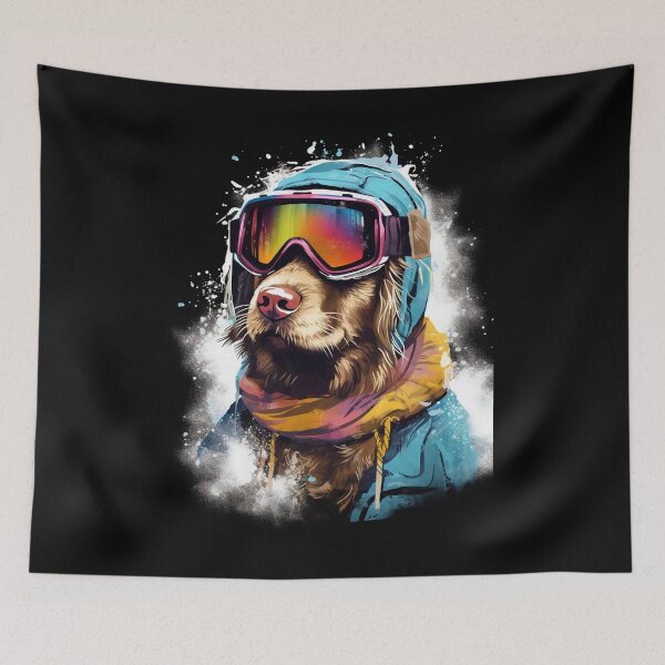 Item preview, Ski Dog in Ski Googles designed and sold by AnnaMDesign.