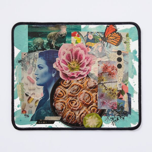 Item preview, Cinnamon Rolls and Manatees designed and sold by bekacollageart.