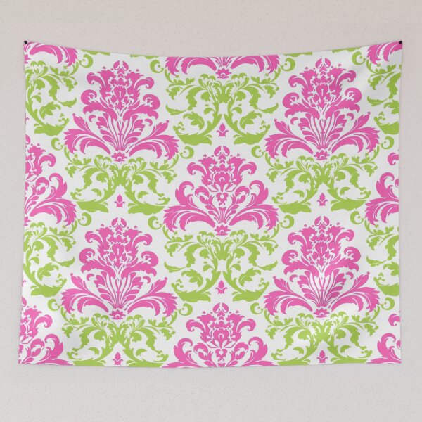 Item preview, Damask style design pattern with trending colours for home decoration and living designed and sold by VISIONARTIST.