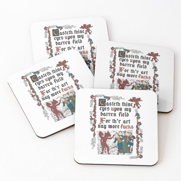 Item preview, No More F*cks Medieval Style - funny retro vintage English history  designed and sold by Nemons.