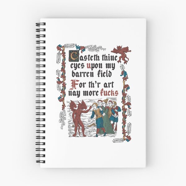 Item preview, No More F*cks Medieval Style - funny retro vintage English history  designed and sold by Nemons.