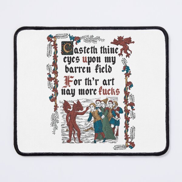 Item preview, No More F*cks Medieval Style - funny retro vintage English history  designed and sold by Nemons.