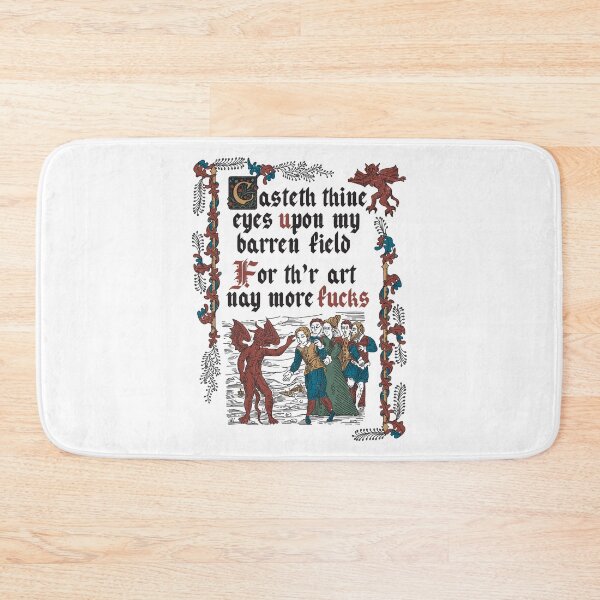 Item preview, No More F*cks Medieval Style - funny retro vintage English history  designed and sold by Nemons.