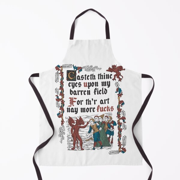 Item preview, No More F*cks Medieval Style - funny retro vintage English history  designed and sold by Nemons.