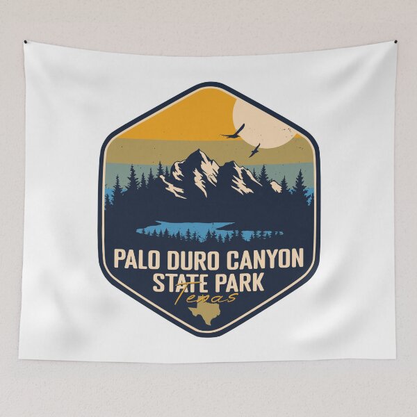 Item preview, Palo Duro Canyon State Park Texas Vacation TX Souvenir Retro Badge designed and sold by mountainfad.