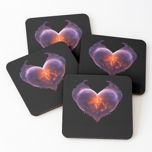 Item preview, Heart in space designed and sold by AI-Only Creations.
