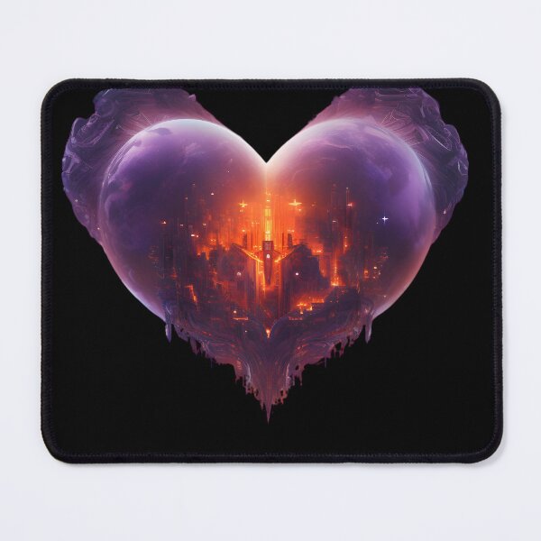 Item preview, Heart in space designed and sold by AI-Only Creations.
