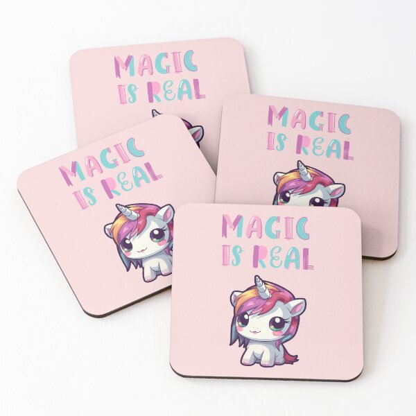 Item preview, Cute Unicorn - Magic is Real designed and sold by Monkey-Bar.