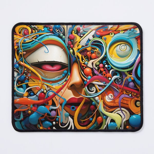 Item preview, Abstract Fusion: Vibrant Masterpiece Art Print designed and sold by Jackflash2023.