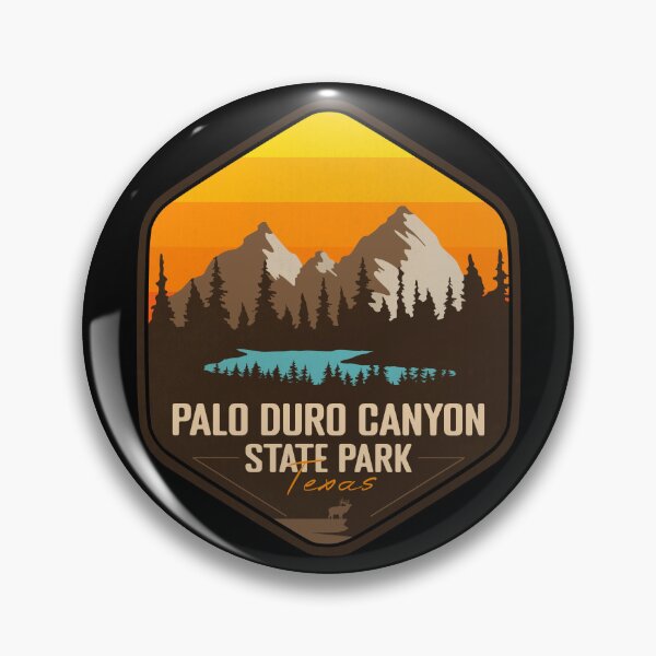Item preview, Palo Duro Canyon State Park Texas Vacation TX Souvenir Retro Badge designed and sold by mountainfad.