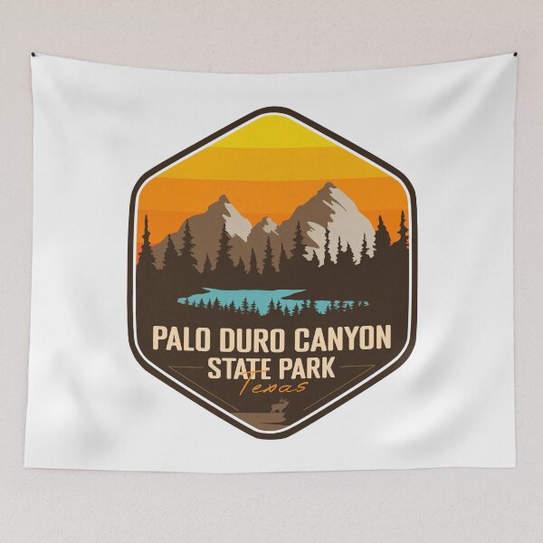 Item preview, Palo Duro Canyon State Park Texas Vacation TX Souvenir Retro Badge designed and sold by mountainfad.