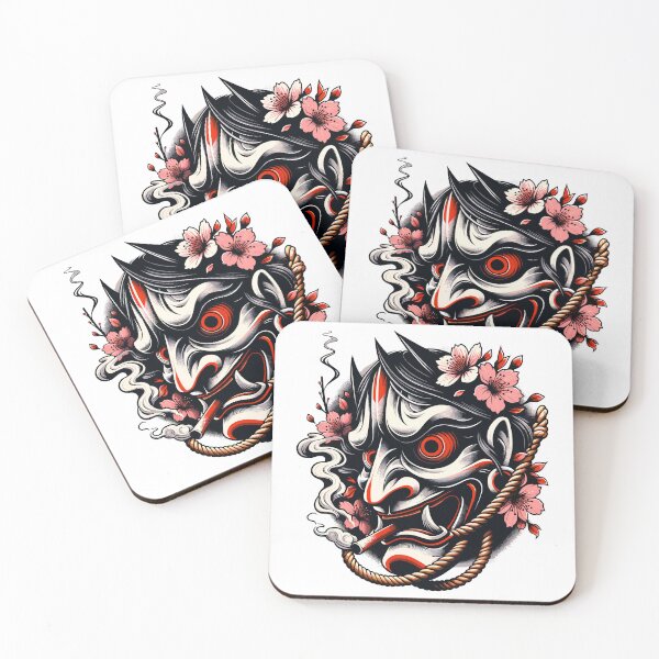 Item preview, JAPANESE MASK HANNYA #1 designed and sold by Printyourspirit.
