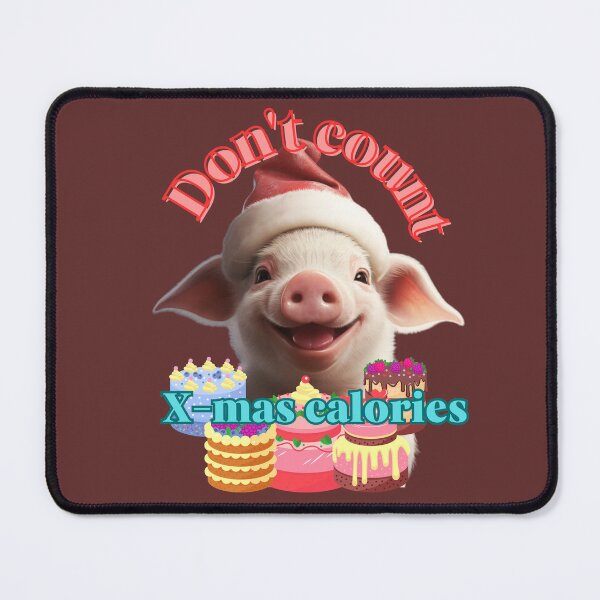 Item preview, Don't count X-mas calories funny designed and sold by beatriceJHS.