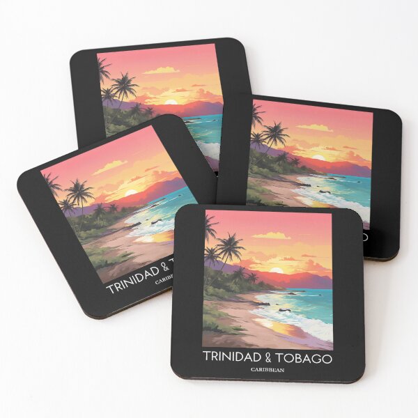 Item preview, A Pop Art Travel Print of Trinidad & Tobago  designed and sold by StudioRedKoala.