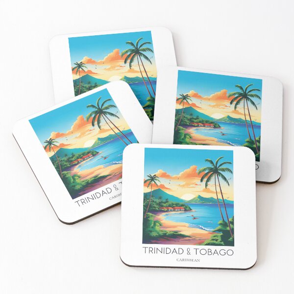 Item preview, A Pop Art Travel Print of Trinidad & Tobago  designed and sold by StudioRedKoala.