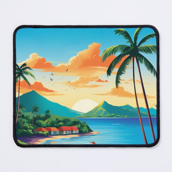Item preview, A Pop Art Travel Print of Trinidad & Tobago  designed and sold by StudioRedKoala.