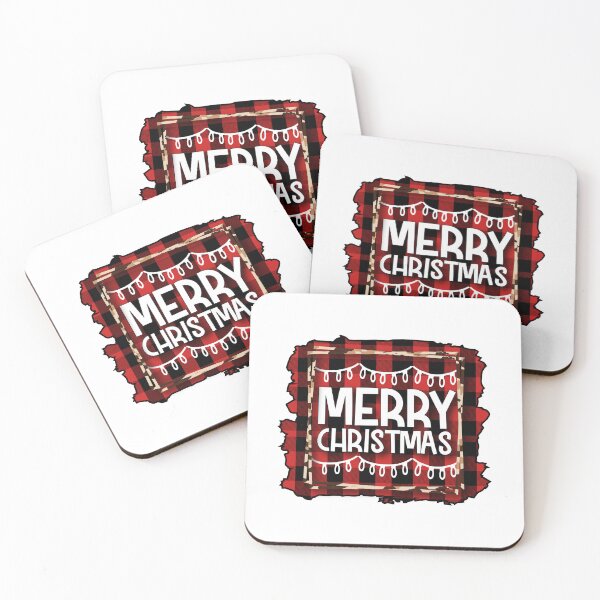 Item preview, Merry Christmas, Christmas Ornaments, Buffalo Plaid designed and sold by EsteticaVerus.