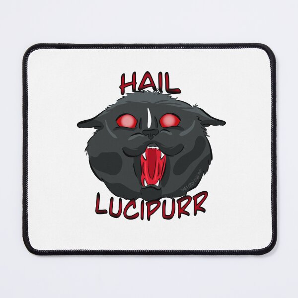 Item preview, Hail Lucipurr designed and sold by FabricatedFox.