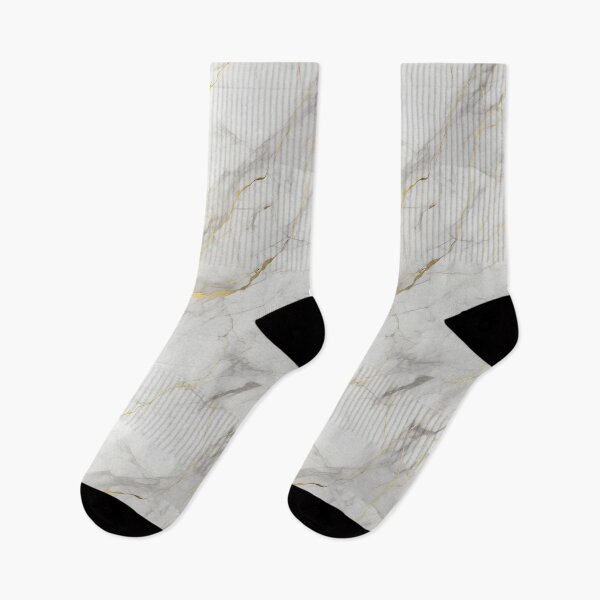 Item preview, White and Gold Seamless Repeating Marble Tile Pattern designed and sold by PeteRascal.