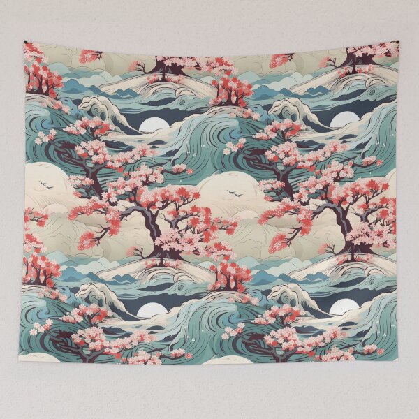 Item preview, Japan Old Style Seamless Patterns 5 designed and sold by ThaNiyom.