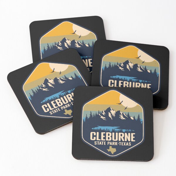 Item preview, Cleburne State Park Texas Vacation TX Souvenir Retro Badge designed and sold by mountainfad.