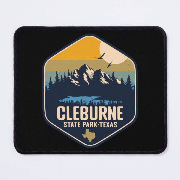 Item preview, Cleburne State Park Texas Vacation TX Souvenir Retro Badge designed and sold by mountainfad.