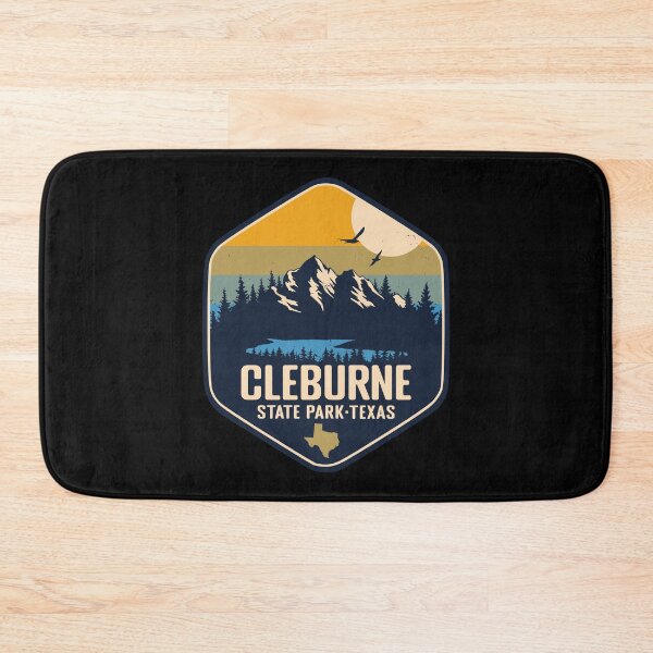 Item preview, Cleburne State Park Texas Vacation TX Souvenir Retro Badge designed and sold by mountainfad.
