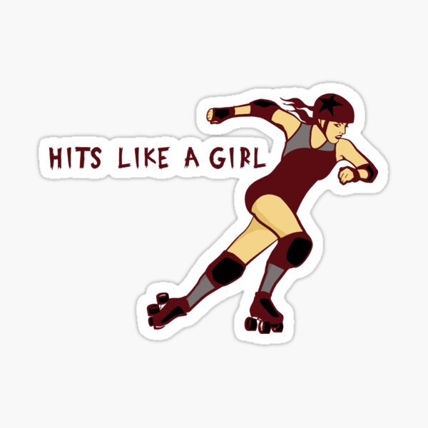 Roller Derby Stickers for Sale