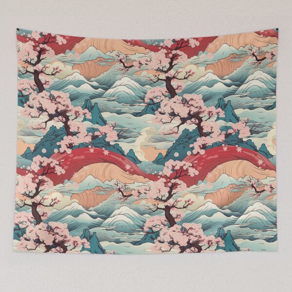 Item preview, Japan Old Style Seamless Patterns 6 designed and sold by ThaNiyom.