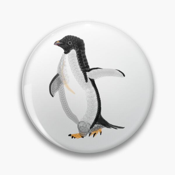 Item preview, Spirograph Adelie Penguin Bird designed and sold by RachelEDesigns.