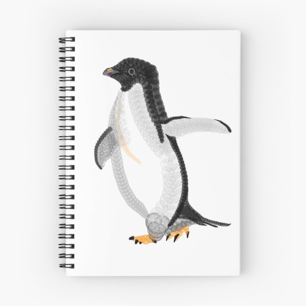 Item preview, Spirograph Adelie Penguin Bird designed and sold by RachelEDesigns.