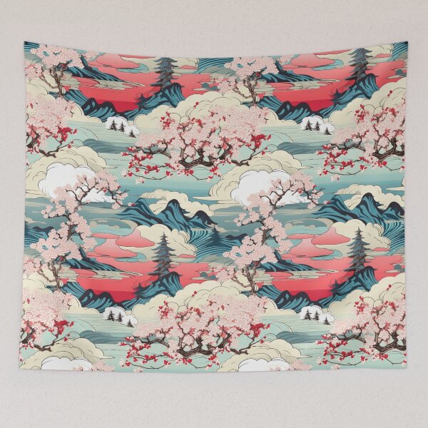 Item preview, Japan Old Style Seamless Patterns 8 designed and sold by ThaNiyom.