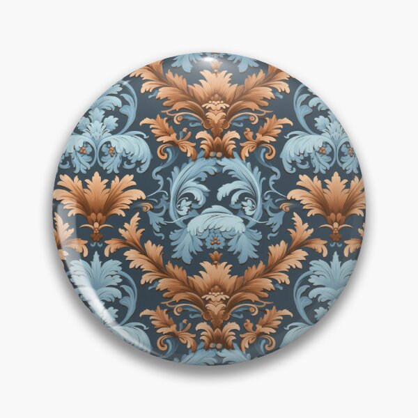 Item preview, Damask style design pattern with trending colours for home decoration and living designed and sold by VISIONARTIST.