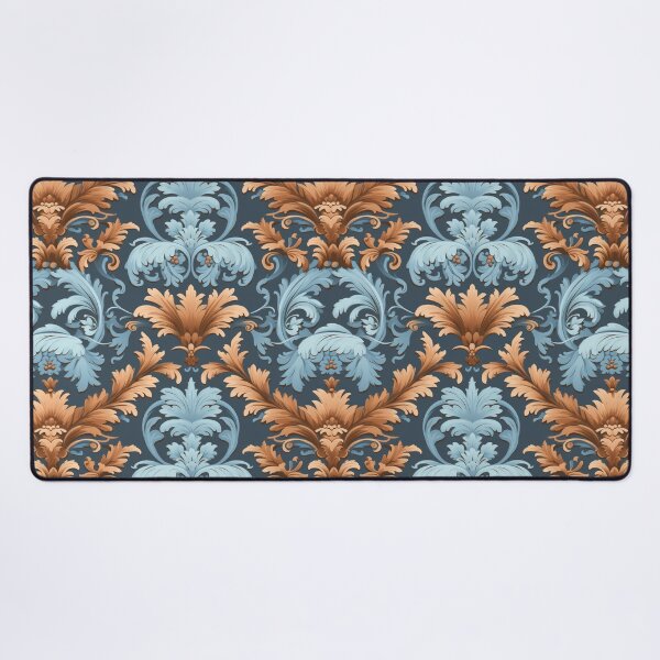 Item preview, Damask style design pattern with trending colours for home decoration and living designed and sold by VISIONARTIST.