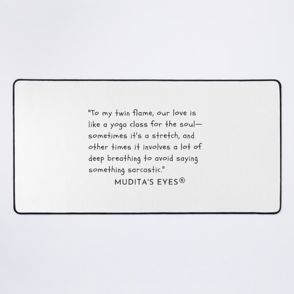 Item preview, Funny "our love is like a yoga class" twin flame humor sticker designed and sold by MuditasEyes.