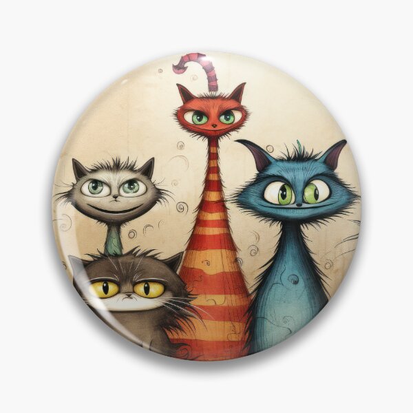 Item preview, Cat series in a vintage look designed and sold by Pixelartistin.
