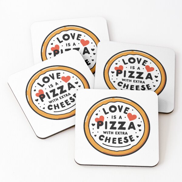 Item preview, Love is a Pizza with Extra Cheese designed and sold by Frank Ring.