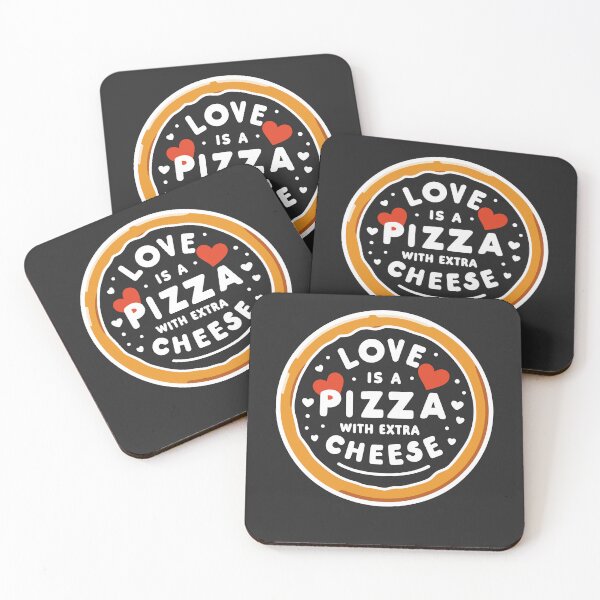 Item preview, Love is a Pizza with Extra Cheese designed and sold by Frank Ring.
